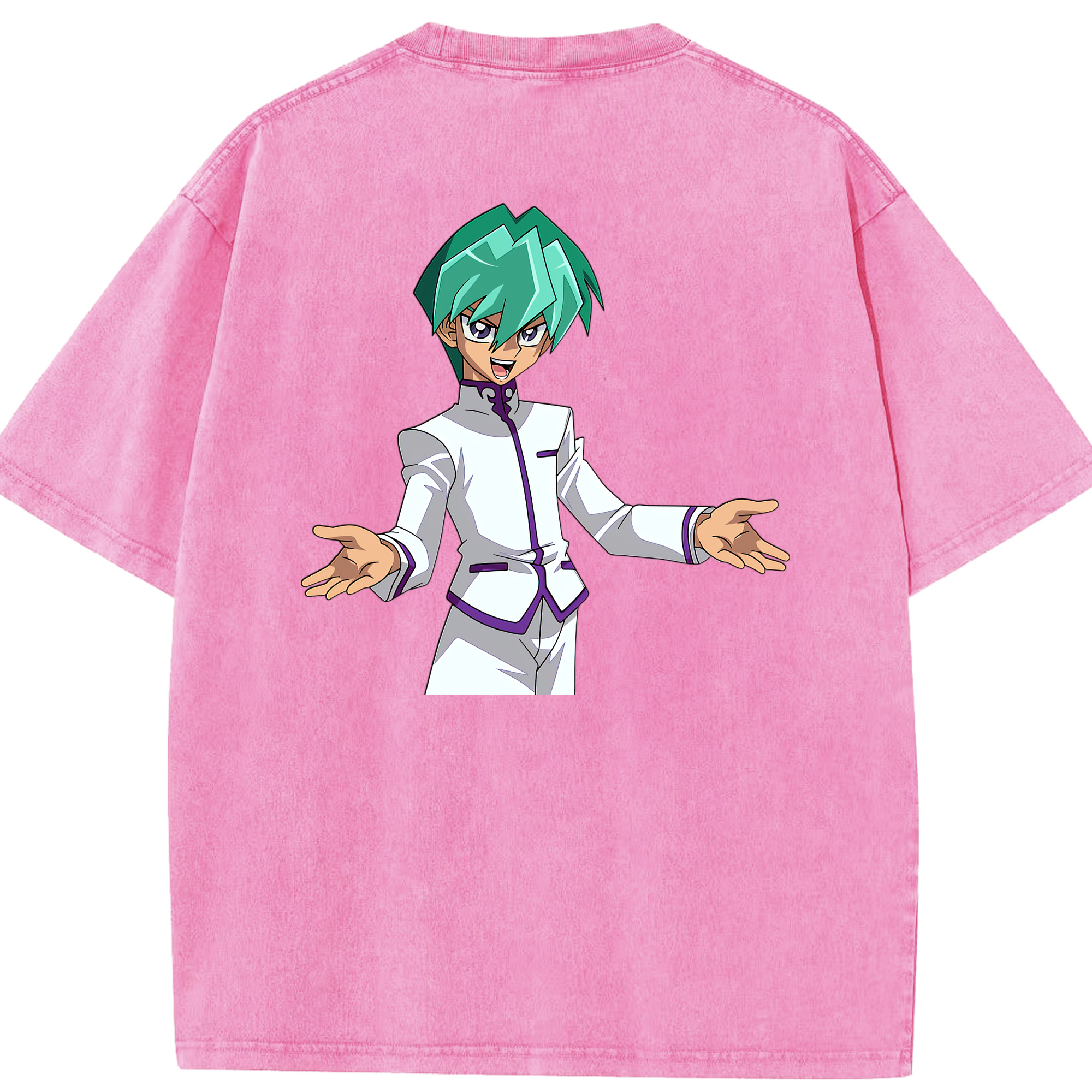 （画像用） 遊☆戯☆王 Yu-Gi-Oh! 綿100% ヴィンテージ風 半袖Tシャツ（背面プリント）